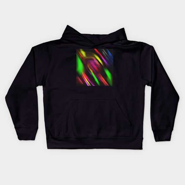 colored abstraction Kids Hoodie by crefot